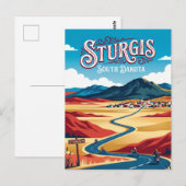 Sturgis South Dakota Postkarte (Vorne/Hinten)
