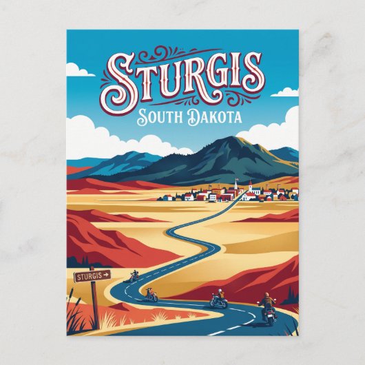 Sturgis South Dakota Postkarte (Vorderseite)