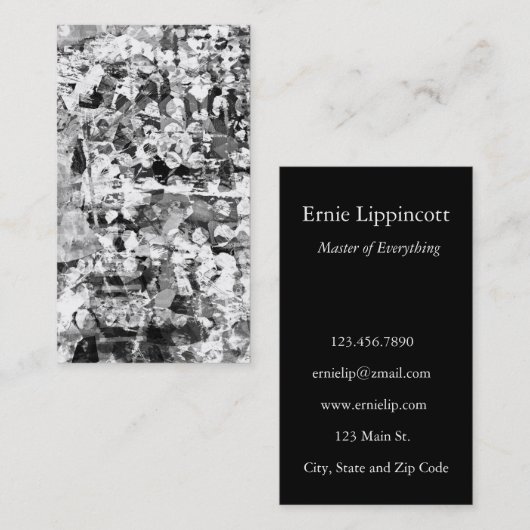 Sturm Abstrakt Visitenkarte (Vorne/Hinten)