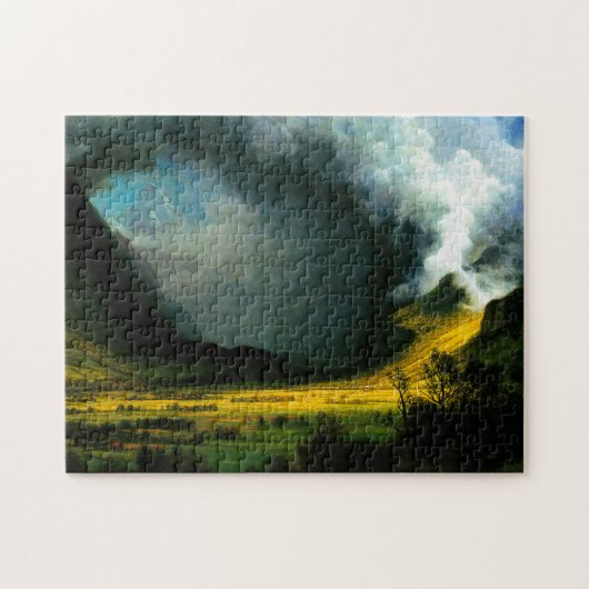 Sturm Alberts Bierstadt im Gebirgspuzzlespiel Puzzle (Horizontal)