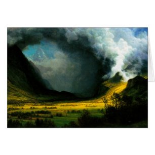 Sturm Alberts Bierstadt in den Bergen