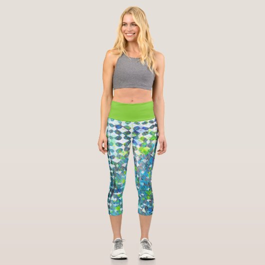 Sturm am Meer Capri Leggings (Vorderseite)