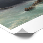 Sturm am Meer Ivan Aivasovsky Seescape Poster (Ecke)