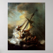 Sturm am Meer von Galiläa Canvas Print Poster (Vorne)