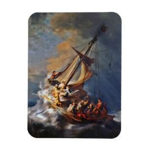 Sturm am Meer von Galiläa Magnet