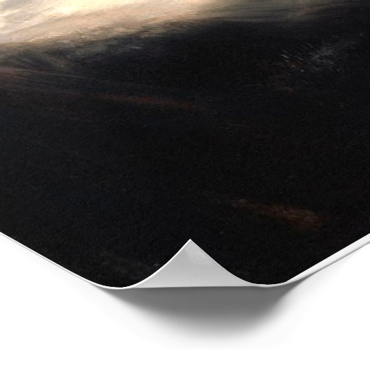 Sturm am Meer von Galiläa Poster (Ecke)