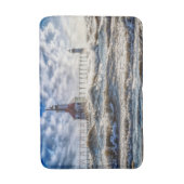 Sturm am St Joseph Lighthouse Badematte (Vorderseite Vertikal)