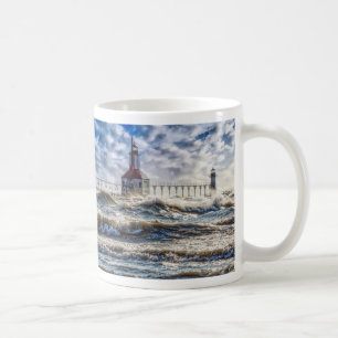 Sturm am St Joseph Lighthouse Kaffeetasse