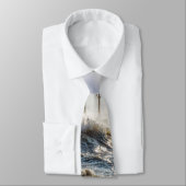 Sturm am St Joseph Lighthouse Krawatte (Gebunden)