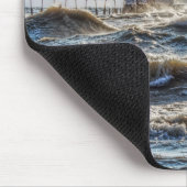 Sturm am St Joseph Lighthouse Mousepad (Ecke)