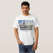 Sturm am St Joseph Lighthouse T-Shirt (Vorne ganz)