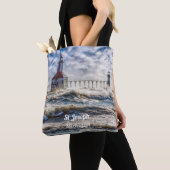 Sturm am St Joseph Lighthouse Tasche (Von Nahem)