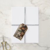 Sturm an der Küste (von Rudolf Jordan) Geschenkanhänger (Mit Garn)