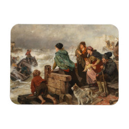 Sturm an der Küste (von Rudolf Jordan) Magnet