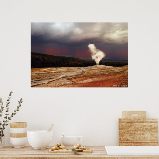 Sturm auf das Alte Treue Poster (Küche)