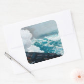 Sturm auf dem Gemälde Quadratischer Aufkleber (Umschlag)