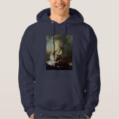 Sturm auf dem Meer von Galiläa Hoodie (Vorderseite)
