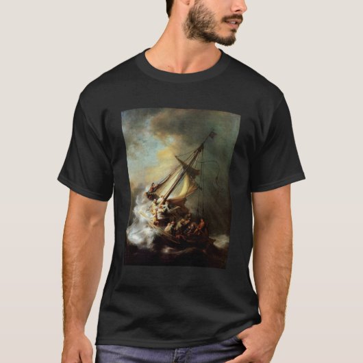Sturm auf dem Meer von Galiläa T-Shirt (Vorderseite)