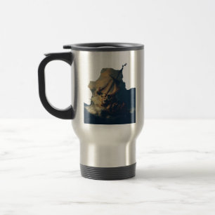 Sturm auf dem See Genezareth von Rembrandt Kunst Reisebecher