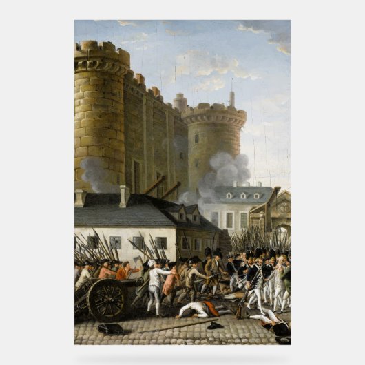 Sturm auf die Bastille Acrylschild (Vorderseite)