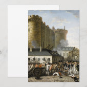 Sturm auf die Bastille Einladung (Vorne/Hinten)