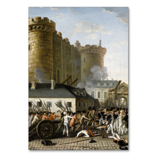 Sturm auf die Bastille Tischnummer (Vorderseite)