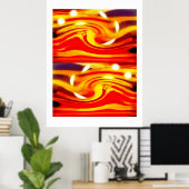 Sturm auf eine ferne Sternenkunst Poster (Heimbüro)