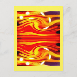 Sturm auf eine ferne Sternenkunst Postkarte