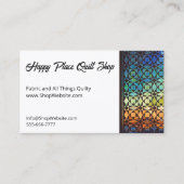 Sturm auf Sea Quilt voll anpassbare Biz Cards Visitenkarte (Vorderseite)