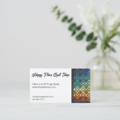 Sturm auf Sea Quilt voll anpassbare Biz Cards Visitenkarte (Stehend Vorderseite)