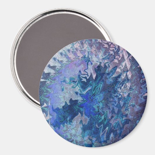 Sturm auf See und Sand.... Magnet (Vorderseite/Rückseite)