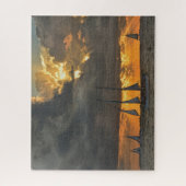 Sturm bei Sonnenuntergang in Key West, Florida Puzzle (Vertikal)