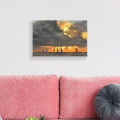 Sturm bei Sunset in Key West, Florida Leinwand (Insitu (Wohnzimmer))