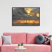 Sturm bei Sunset in Key West, Florida Leinwand (Insitu (Wohnzimmer))