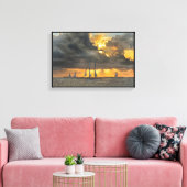 Sturm bei Sunset in Key West, Florida Leinwand (Insitu (Wohnzimmer))