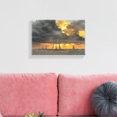 Sturm bei Sunset in Key West, Florida Leinwand (Insitu (Wohnzimmer))