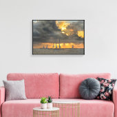 Sturm bei Sunset in Key West, Florida Leinwand (Insitu (Wohnzimmer))