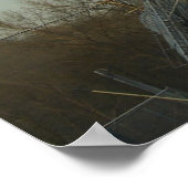 Sturm beschädigter Grain Bin Poster (Ecke)