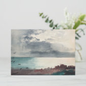 Sturm brechen, Küste Maine | Winslow Homer (Stehend Vorderseite)