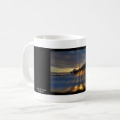 Sturm-Bruch I ~ Manhattan- Beachpier Kaffeetasse (Vorderseite Links)