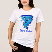 Sturm Chaser des Twonado-Jungen Frauen-Shirt