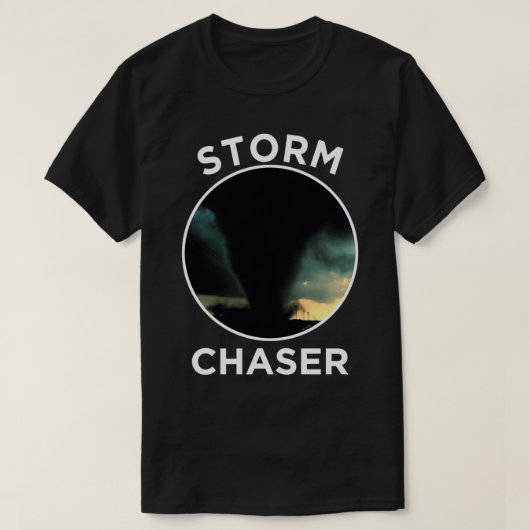 Sturm Chaser Meteorologe Hurrikan Tornado Storm T-Shirt (Design vorne)