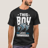 Sturm Chaser Tornado Dieser Junge Lieben Tornados  T-Shirt (Vorderseite)