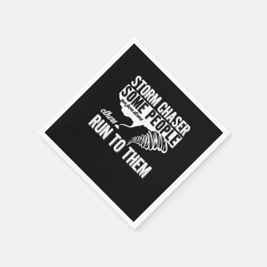 Sturm Chaser Tornado jagen Hurrikan-Windgeschenk Serviette (Ecke)