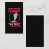 Sturm Chaser Wirbelsturm Hurrikan Jäger Wetter Visitenkarte (Vorne/Hinten)