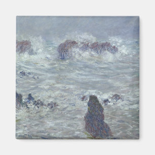 Sturm Claude Monets , vor der Küste des Belle-Il Magnet