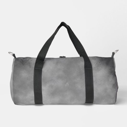 Sturm Cloud-Effekt Grau-Monochrome Duffle Bag (Vorderseite)