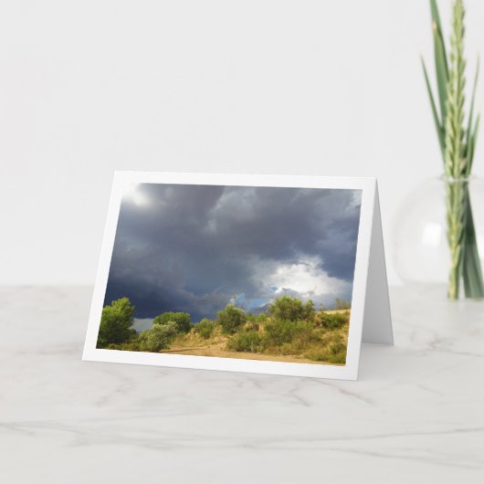 Sturm Cloud über Canyon Karte (Vorderseite)