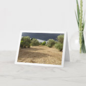 Sturm Cloud über Canyon Orchard Landschaft Karte (Vorderseite)