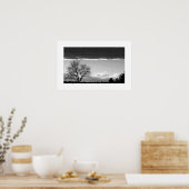 Sturm, der einrollt poster (Küche)